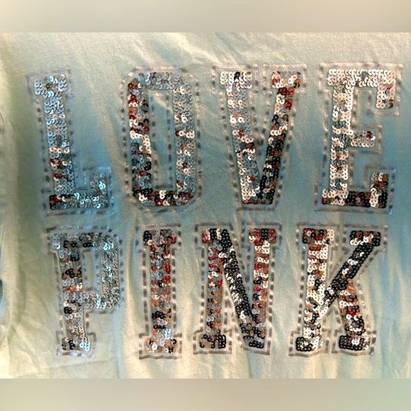 4/$20 Victoria’s Secret PINK Sequin Tshirt - Picture 5 of 5